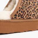 Ladies Mabel Sheepskin Platform Mule Slipper Chestnut Animal Extra Image 4 Preview
